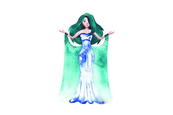 Blue Goddess Watercolor: A Designer's Stitch Review
