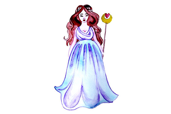 Goddess in Watercolor Style: A Designer Review