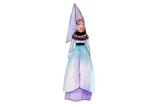 Medieval Woman in Watercolor Style Review