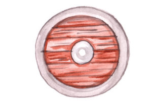 Viking Shield in Watercolor Style: A Seller's Review