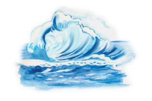 Watercolor Ocean: Nature Amp for Branding