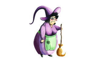 Witch in Watercolor - Halloween: A Designer Review